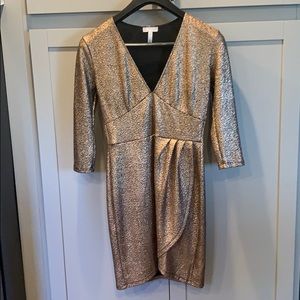 Shimmery gold dress